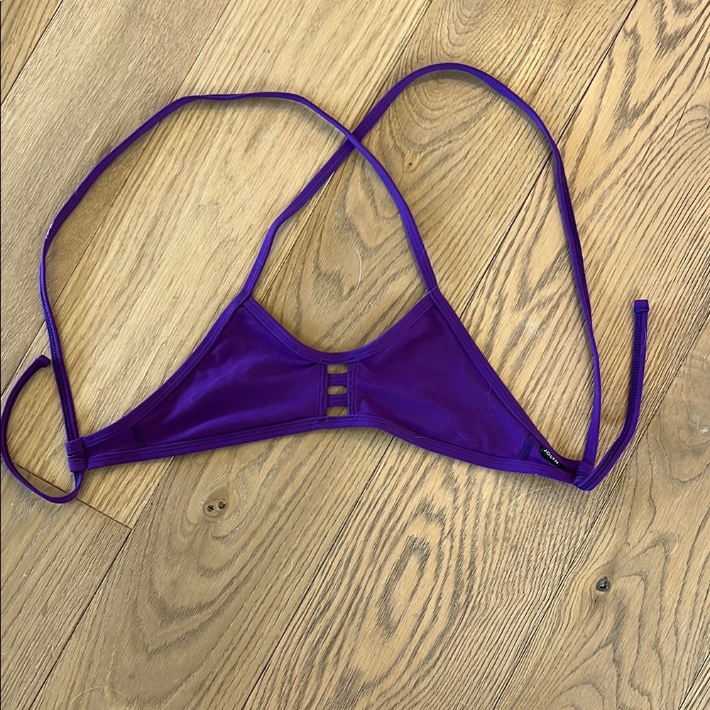 Jolyn Purple Bikini Top